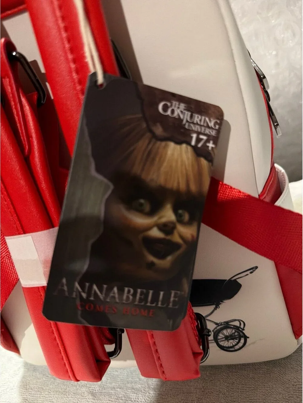 Loungefly Annabelle Doll Horror Cosplay Backpack NWT
